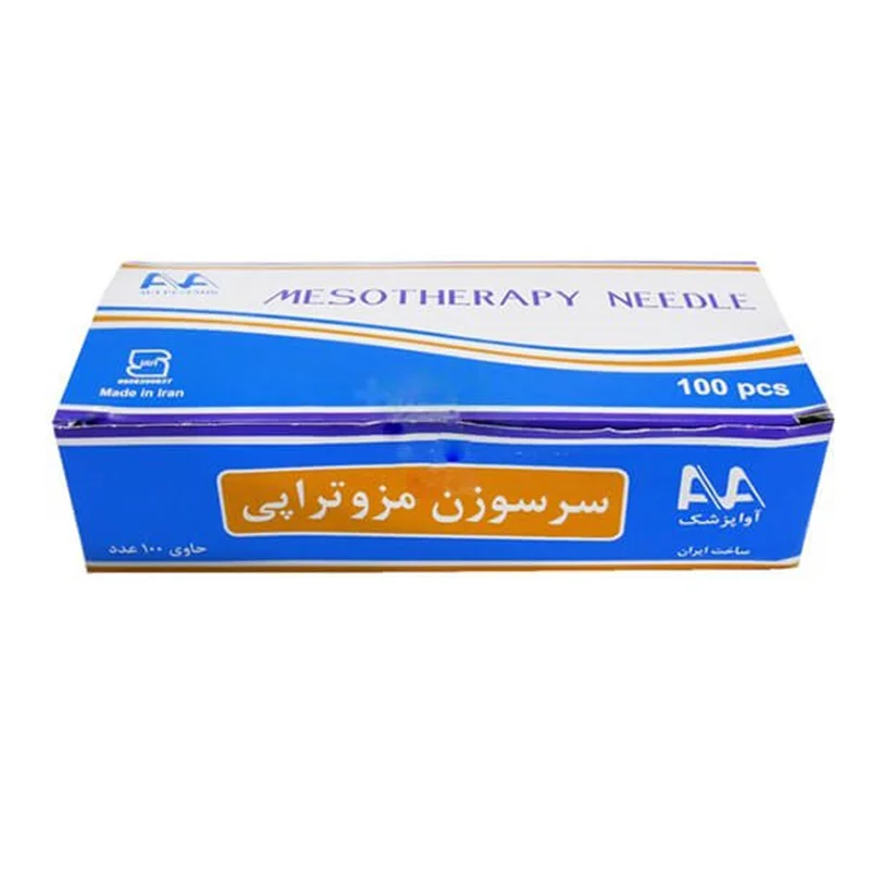 سرسوزن مزوتراپی آوا گیج ۲۷ طول ۴ میلی متر (بسته ۱۰۰ عددی)